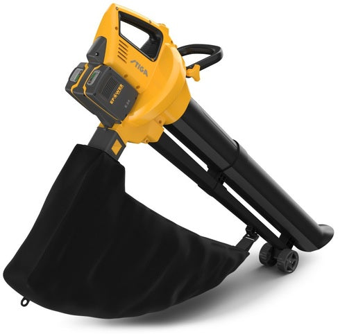 מפוח/שואב עלים נטען VS 100e ,40V ו-2 סוללות 4 אמפר ומטען סטיגה