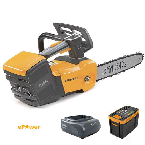 מסור גיזום נטען PR 700e להב "12 + סוללה 4 אמפר ומטען סטיגה