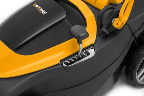 מכסחת דשא נטענת דחיפה 34 סמ קולקטור 136 + 2 סוללות 2 אמפר סטיגה