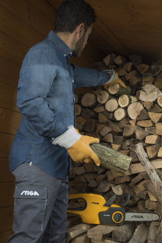 מסור נטען CS 100e סטיגה להב "10 + סוללה 4 אמפר סטיגה
