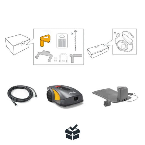 רובוט לכיסוח דשא נטען A10000 מונחה GPS סטיגה