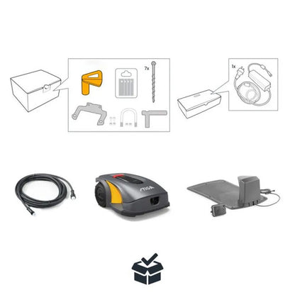 רובוט לכיסוח דשא נטען A10000 מונחה GPS סטיגה