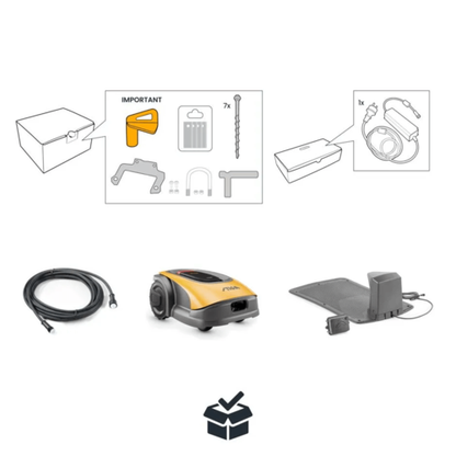 רובוט לכיסוח דשא נטען A750 מונחה GPS סטיגה