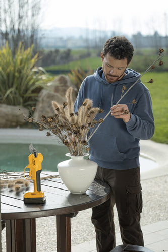 מזמרה נטענת SC 100e + סוללה 2 אמפר ומטען סטיגה