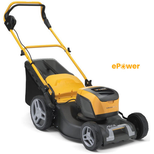 מכסחת דשא נטענת דחיפה 46 ס"מ קולקטור 548e + סוללה 4 אמפר סטיגה