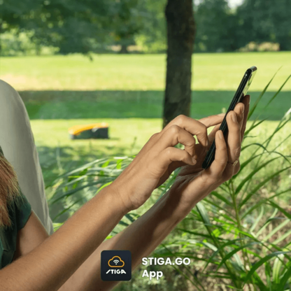 רובוט לכיסוח דשא נטען A300 מונחה GPS סטיגה