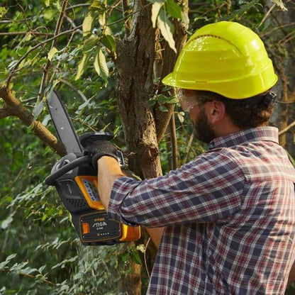 מסור גיזום נטען PR 700e להב "12 + סוללה 4 אמפר ומטען סטיגה