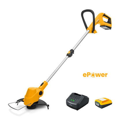 חרמש נטען GT 100e + סוללה 4 אמפר + מטען סטיגה