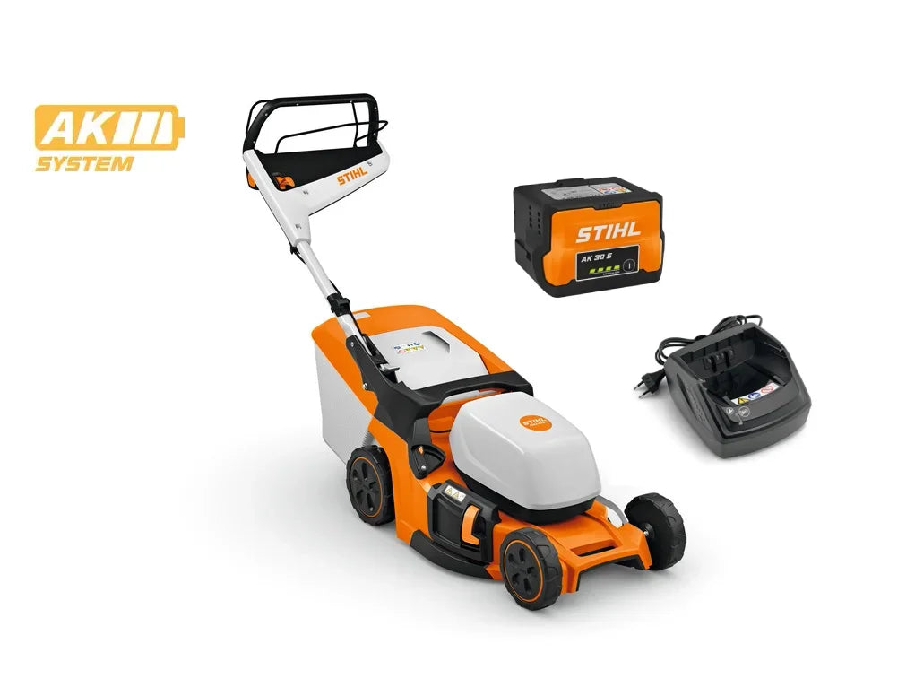 סט מכסחת דשא AK SYSTEM נטענת RMA 448.3 VC