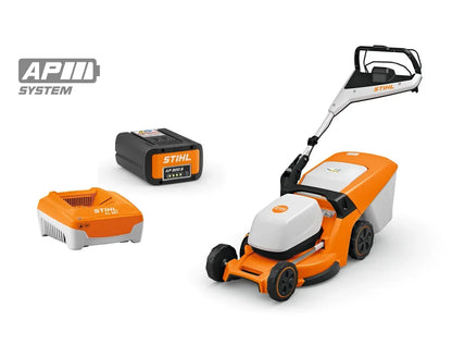 סט מכסחת דשא נטענת RMA 448.3 PV מקצועית AP SYSTEM