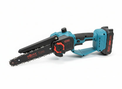 מסור שרשרת NOVAX נטען 20V להב 20 ס''מ